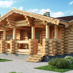 Фото 19: Деревянный дом с украшением наличниками