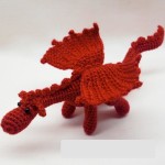 Фото 18: Красный дракон крючком