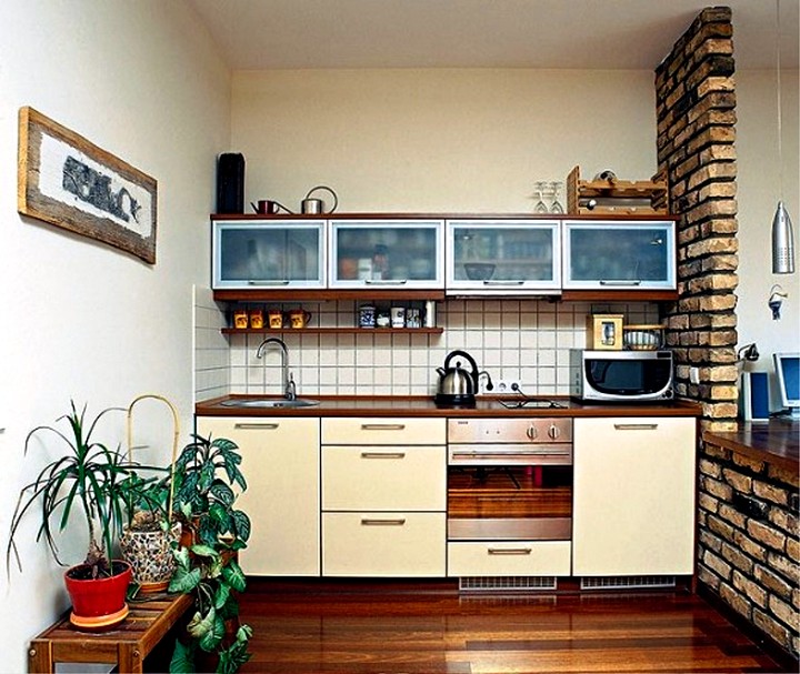 Кухонный гарнитур для маленькой кухни (22)