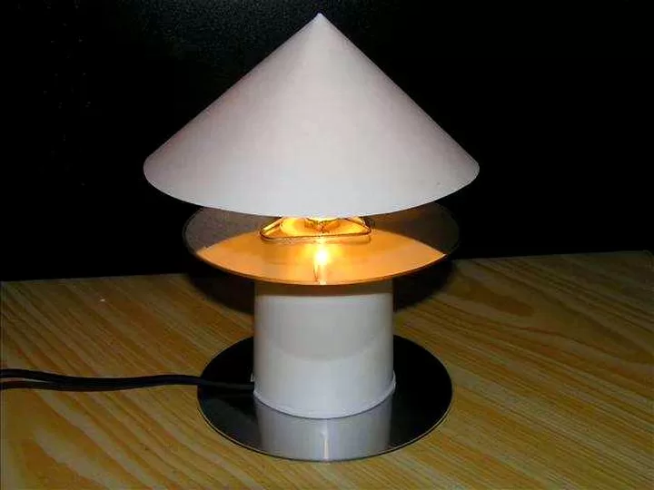 DIY настольная лампа, настоящий теплый и ламповый проект