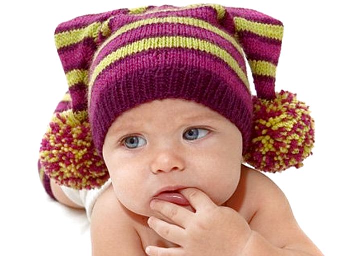Эффектные и комфортные шапочки для детей связанные спицами