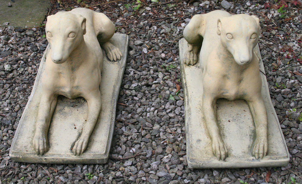 Фигурки для сада своими руками из бетона Собаки