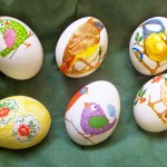 Фото 9: Декупаж яиц рисунками птичек