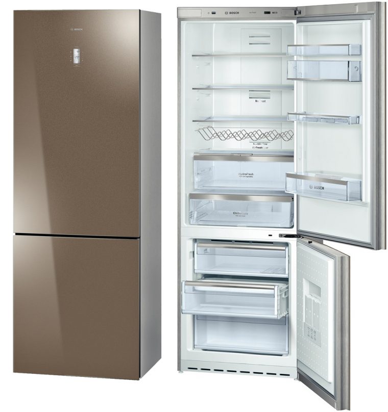 Двухкамерный холодильник встраиваемый под столешницу - 82 фото