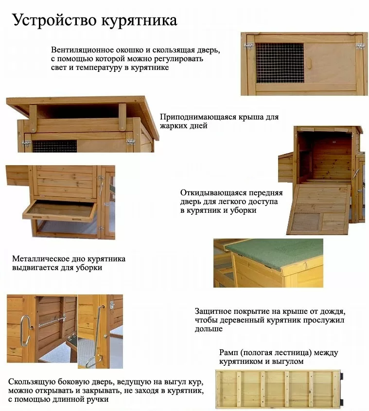 Крыша курятника из рубероида