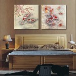 Фото 26: Картины в китайском стиле в интерьере спальни