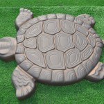 Фото 28: Тротуарная плитка в виде черепахи