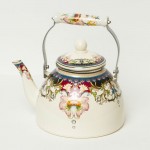 Фото 29: Расписной эмалированный чайник