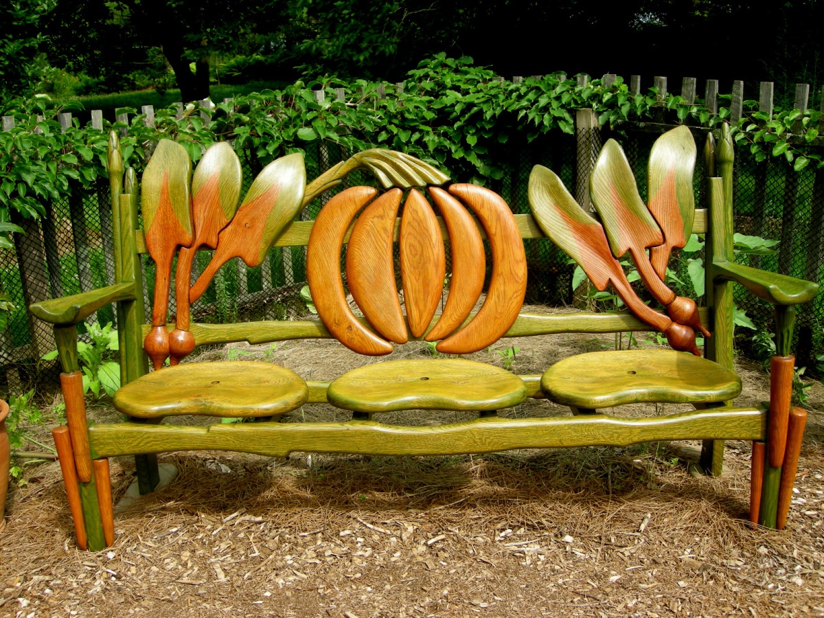 Садовая скамейка своими руками дизайнерская