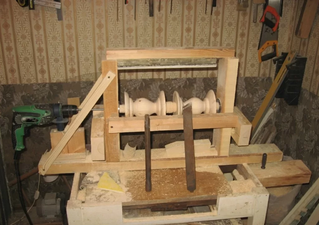 Самодельный копир для токарного станка по дереву (Homemade copy lathe for wood)