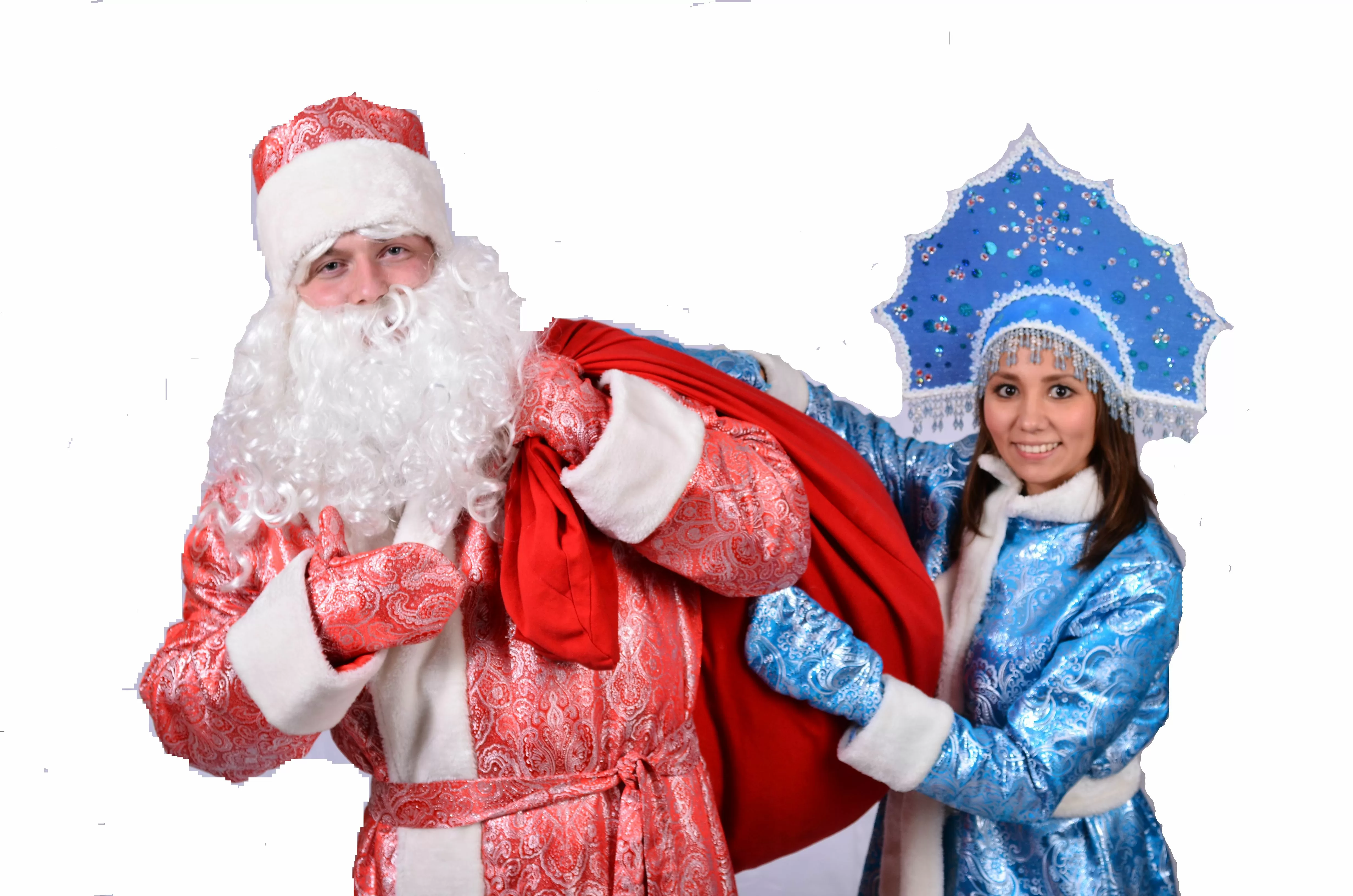 Костюмы Деда Мороза и Снегурочки на Новый Год