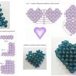 Фото 61: Схема изготовления сердечек из бисера