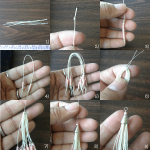Фото 62: Плетение сережек - кисточек из бисера