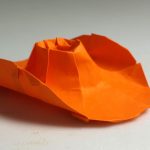 Фото 15: Шляпа ковбоя в технике оригами