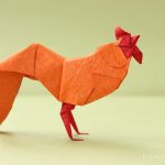Фото 10: Петушок в технике оригами
