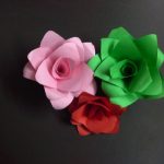 Фото 22: Цветы из цветной бумаги