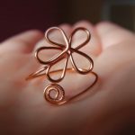 Фото 20: кольцо-цветок из проволоки