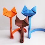 Фото 17: Кошки в технике оригами
