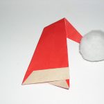 Фото 19: Шапка Санта Клауса в технике оригами