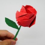 Фото 30: Роза в оригами технике