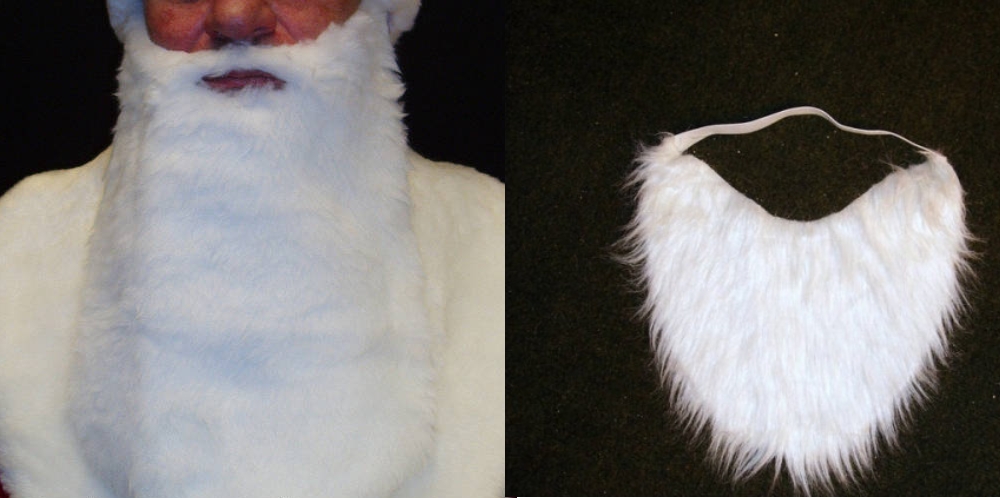 Борода Деда Мороза из меха
