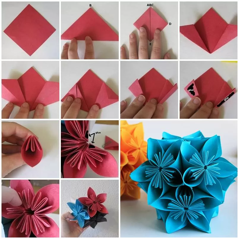 Мастер-класс, как сделать оригами на 8 Марта своими руками