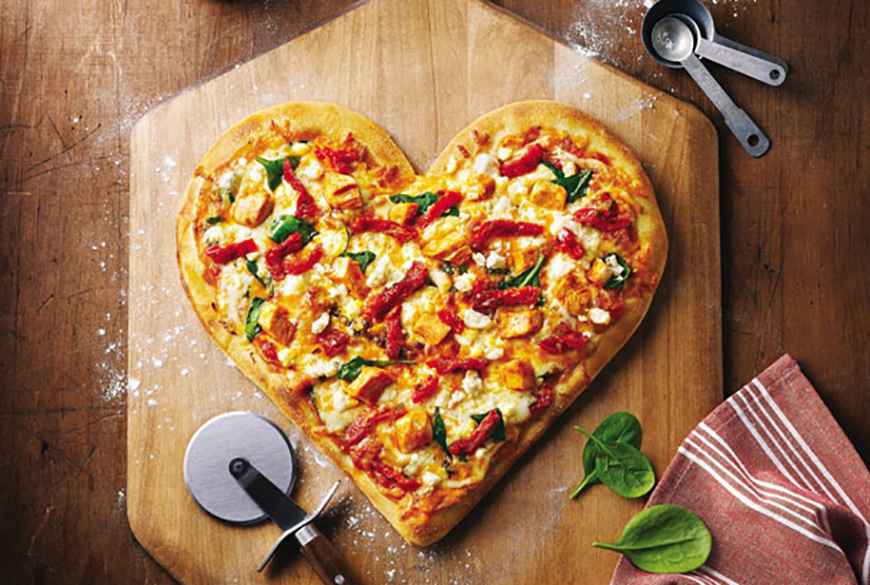 Пицца сердце