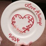 Фото 45: Памятная тарелка на Валентинов день