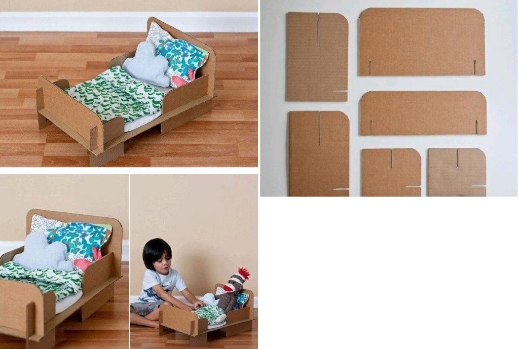 Кроватка из картона