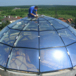 Фото 37: Купольная стеклянная крыша