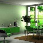 Фото 108: Зеленый цвет для стен в кухне