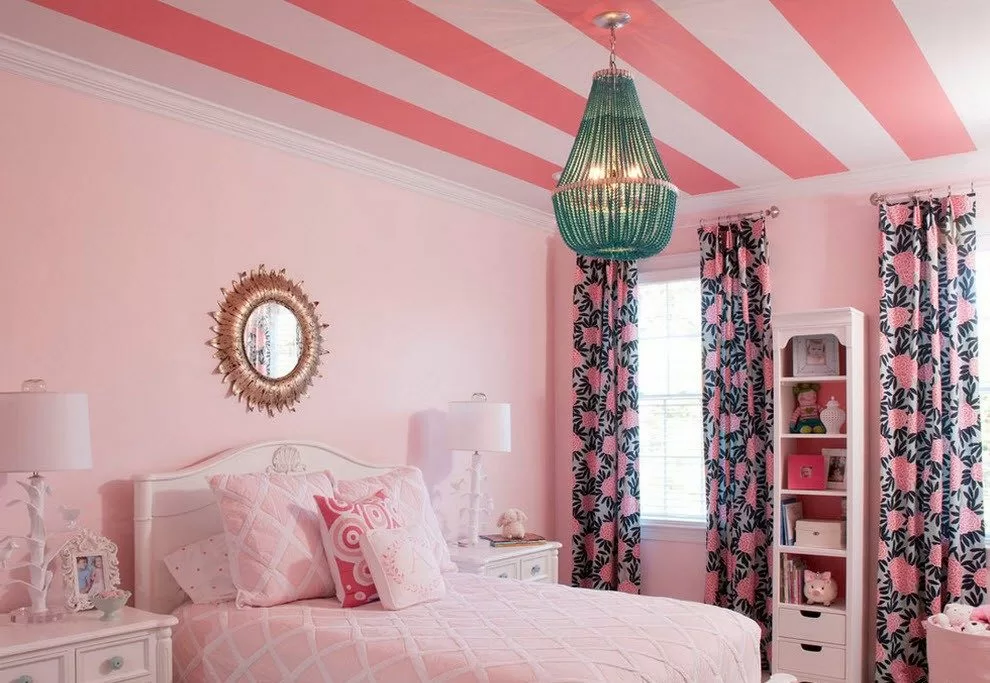 Дизайн комнаты в розовых тонах