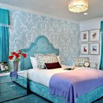 Фото 80: Дизайн спальни в бирюзовых тонах
