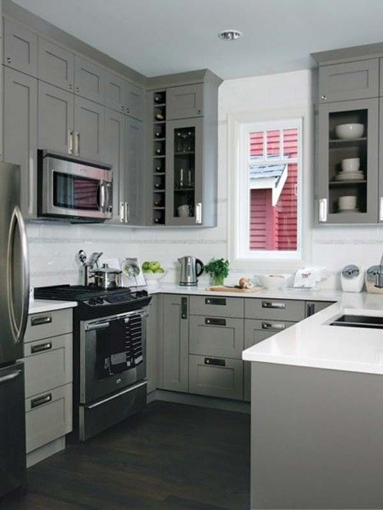 Кухня сканди grey softwood фото