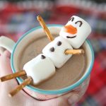 Фото 14: Снеговик из зефира для какао