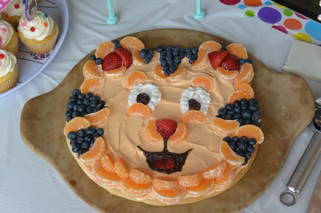 Сладкий пирог Тигр на Новый Год