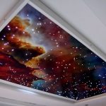 Фото 43: Натяжной потолок со звёздами идеи