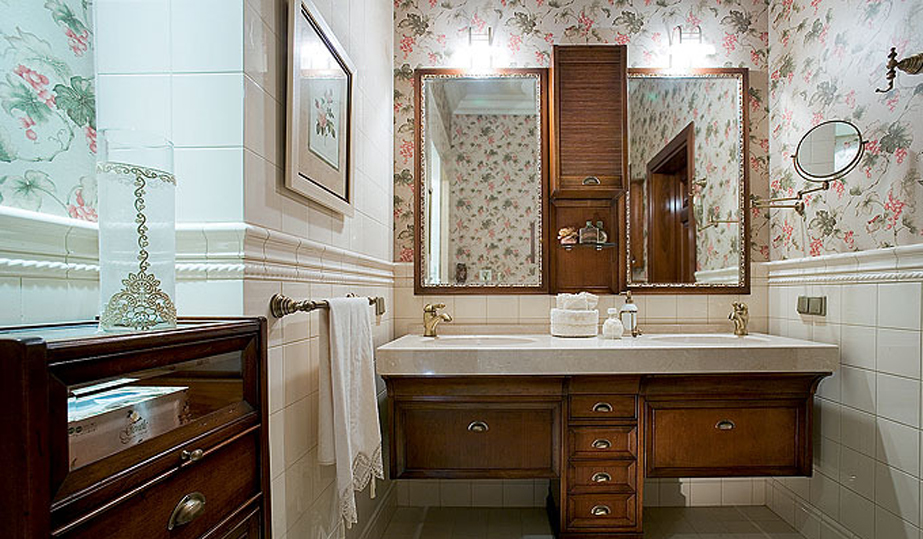 Ванная комната в английском стиле фото