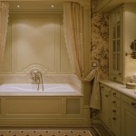 Фото 39: Английский стиль в ванной комнате