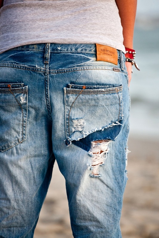 Мужские прикольные джинсы