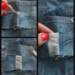 Фото 20: Как самой сделать джинсы