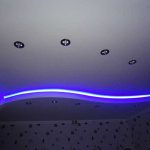 Фото 62: Потолок -подсветка